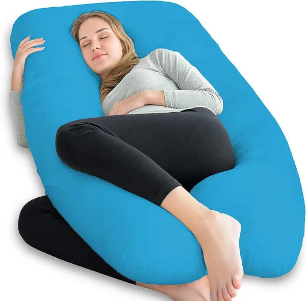 Light_Blue_Microfibre_Pregnancy_Pillow