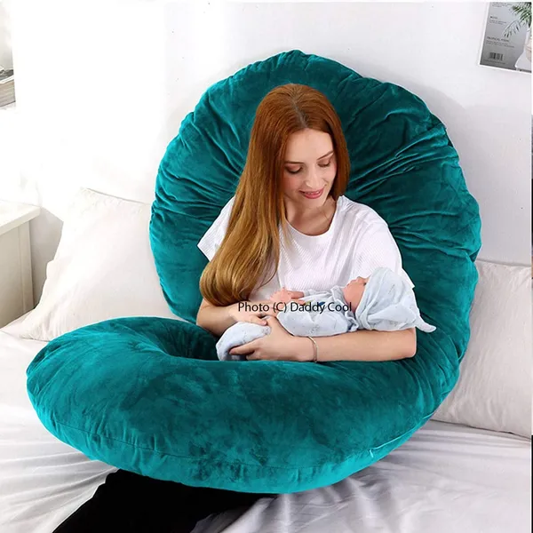 Light_Green_Microfibre_Pregnancy_Pillow