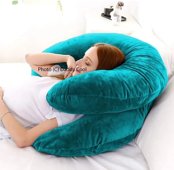 Light_Green_Microfibre_Pregnancy_Pillow