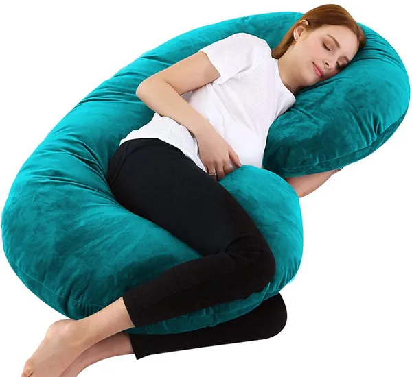 Light_Green_Microfibre_Pregnancy_Pillow