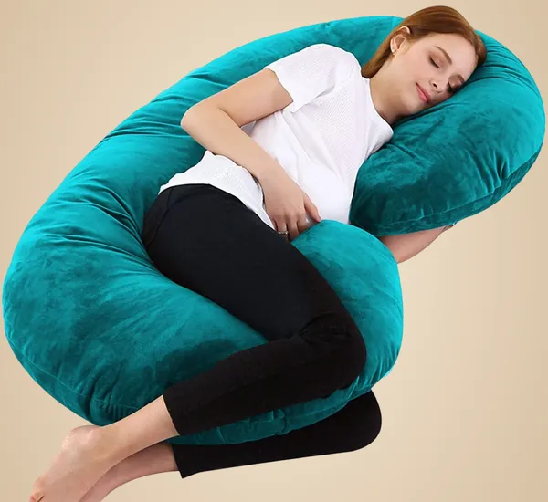 Light_Green_Microfibre_Pregnancy_Pillow