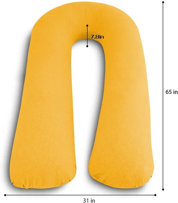 Yellow_Microfibre_Pregnancy_Pillow