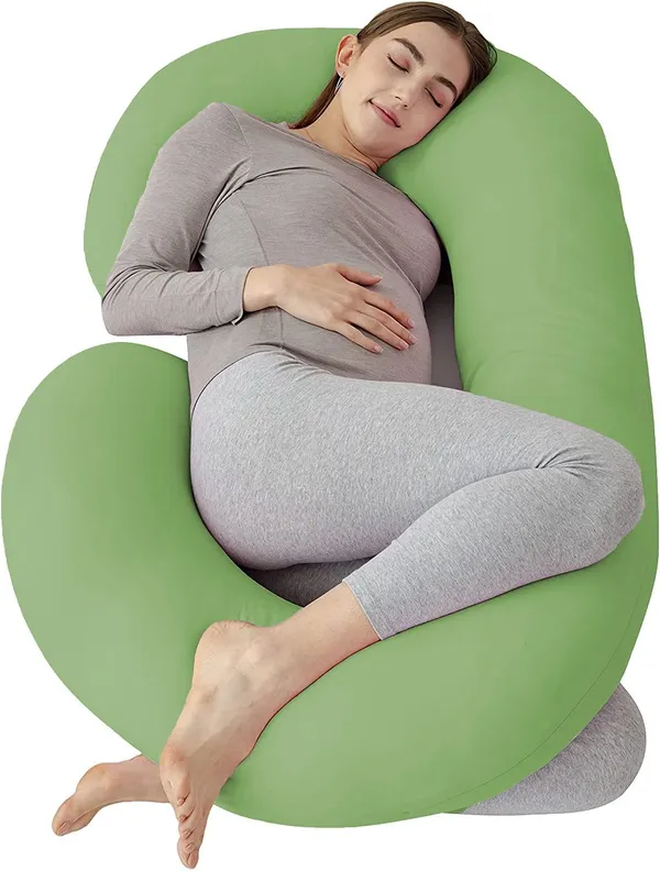Green_Microfibre_Pregnancy_Pillow