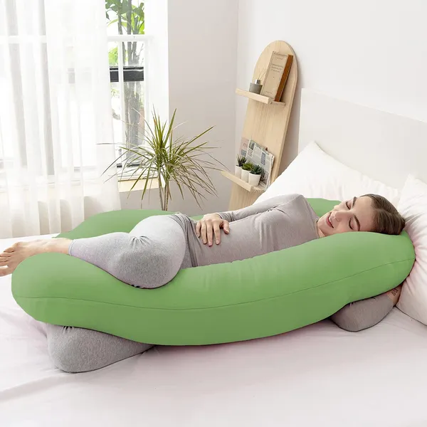Green_Microfibre_Pregnancy_Pillow