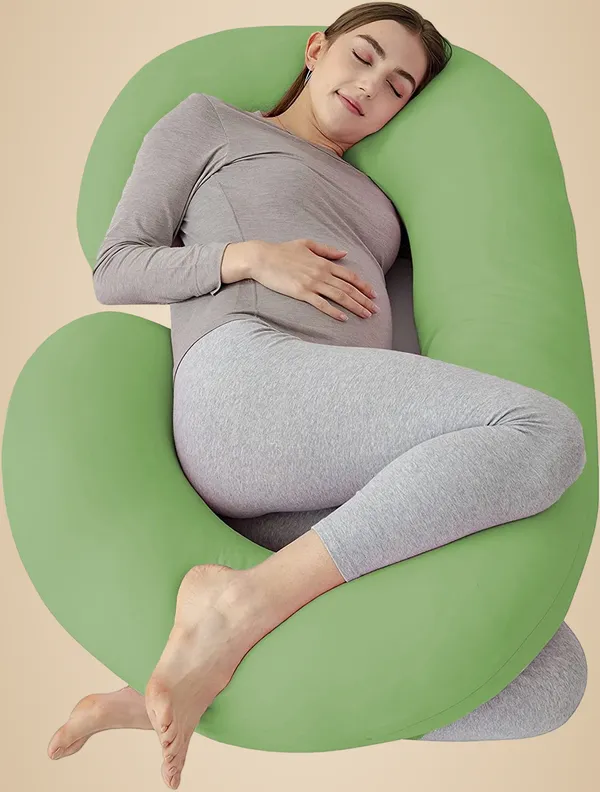 Green_Microfibre_Pregnancy_Pillow