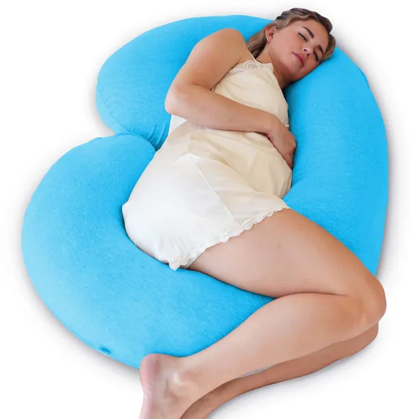 Light_Blue_Microfibre_Pregnancy_Pillow