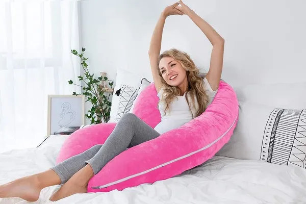 Premium_C_Shape_Microfibre_Solid_Pregnancy_Pillow_Pack_Of_1