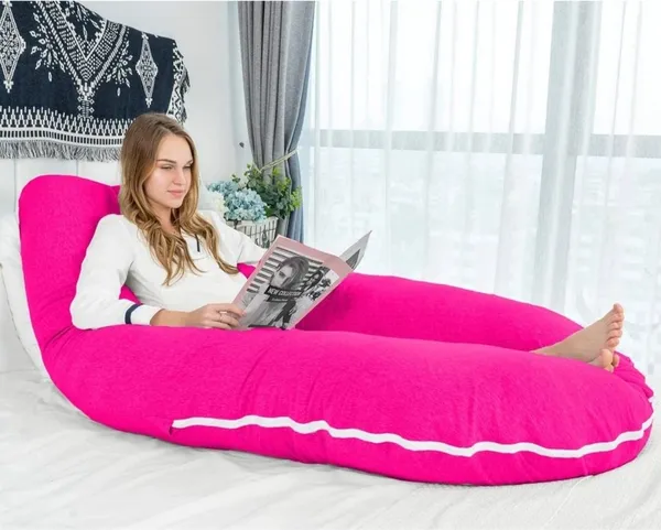 U_Shape_Microfiber_Solid_Pregnancy_Pillow