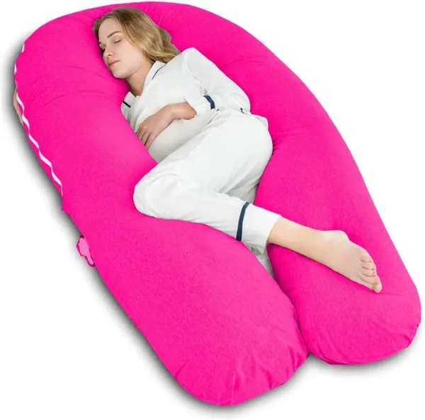 U_Shape_Microfiber_Solid_Pregnancy_Pillow