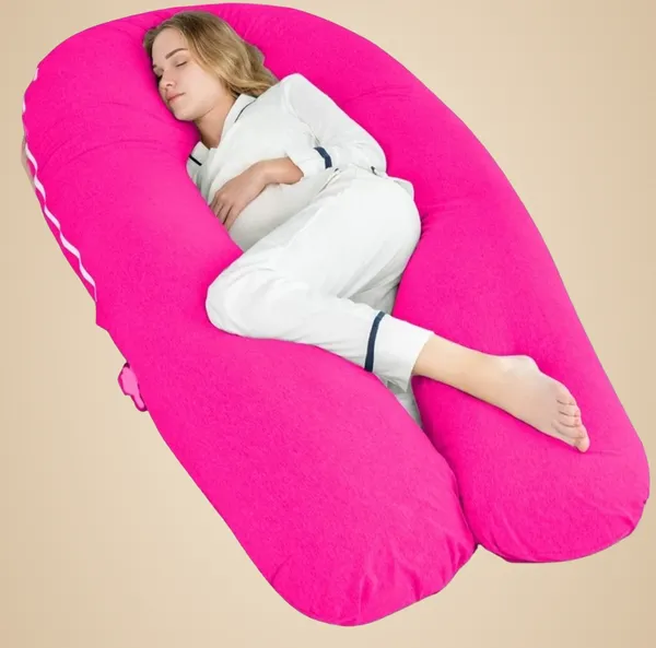 U_Shape_Microfiber_Solid_Pregnancy_Pillow