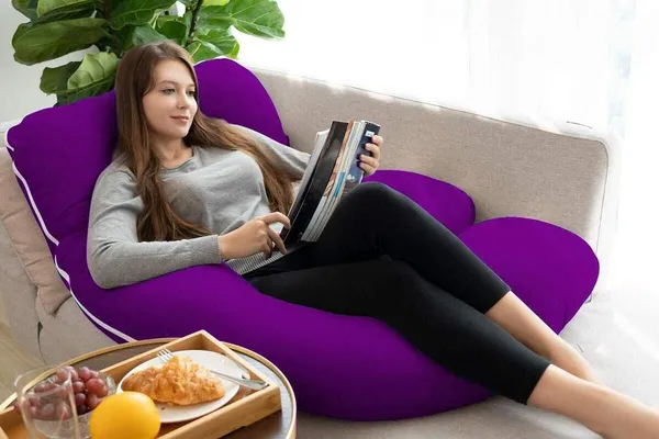 Premium_J_Shape_Microfibre_Solid_Pregnancy_Pillow_Pack_Of_1