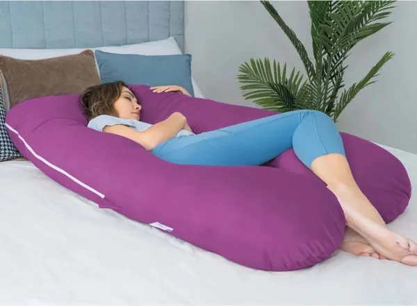 U_Shape_Microfiber_Solid_Pregnancy_Pillow