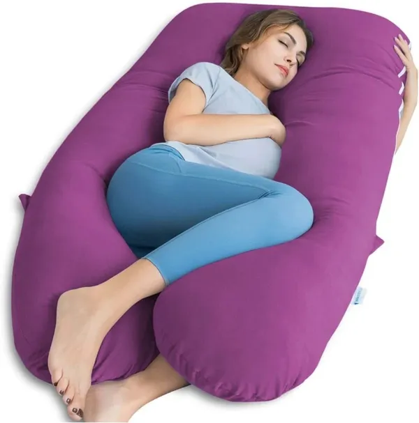U_Shape_Microfiber_Solid_Pregnancy_Pillow