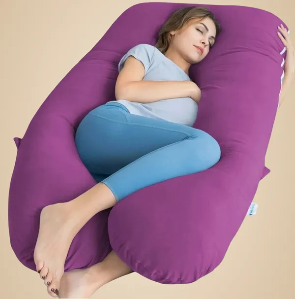 U_Shape_Microfiber_Solid_Pregnancy_Pillow