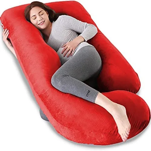 Red_Microfibre_Pregnancy_Pillow