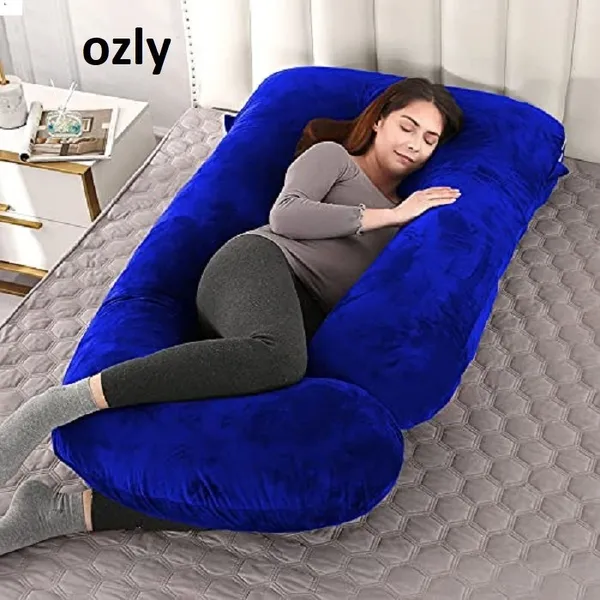 56_Inches_Full_Body_Pillow_Maternity_Pillow_For_Pregnant_Women_And_Comfort_J_Shaped_Pillow_With_Removable_Washable_Velvet_Cover