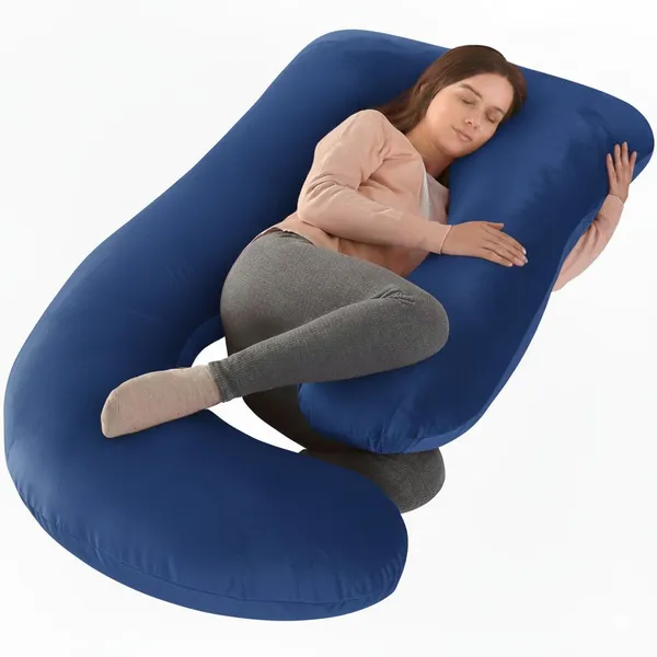 Wildmint_J_Shape_Full_Body_Pregnancy_Pillow_Ergonomic_Maternity_Support_For_Back_And_Belly_And_Neck