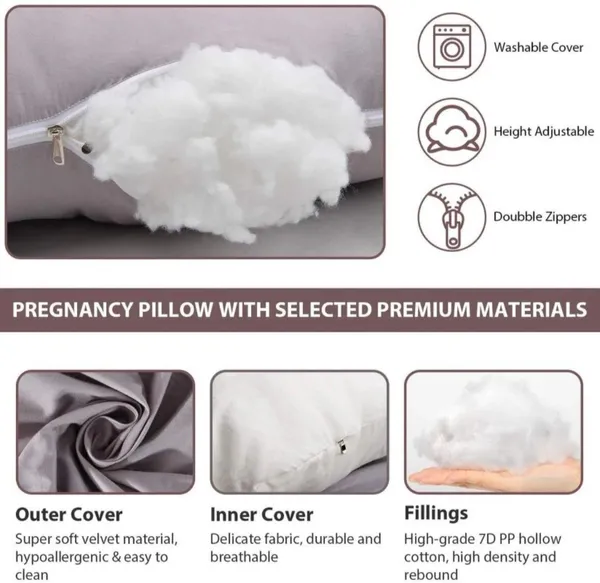 J_Shape_Microfiber_Solid_Pregnancy_Pillows