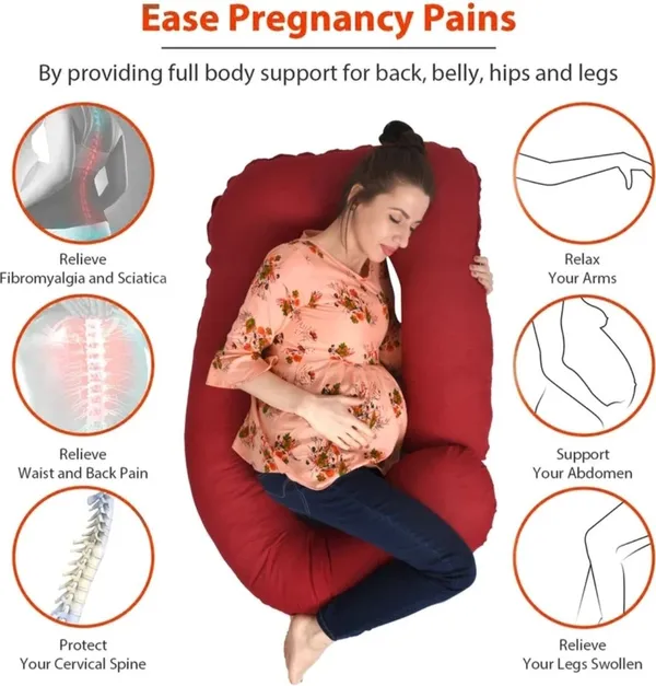 J_Shape_Microfiber_Solid_Pregnancy_Pillow