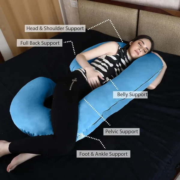 C_Shape_Microfiber_Solid_Pregnancy_Pillow