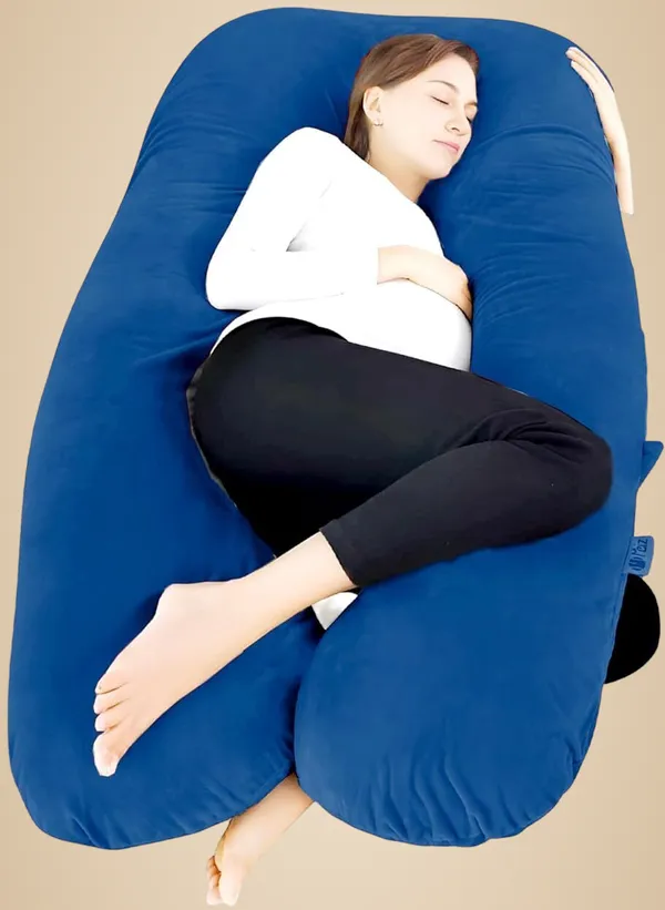 U_Shape_Microfiber_Solid_Pregnancy_Pillow