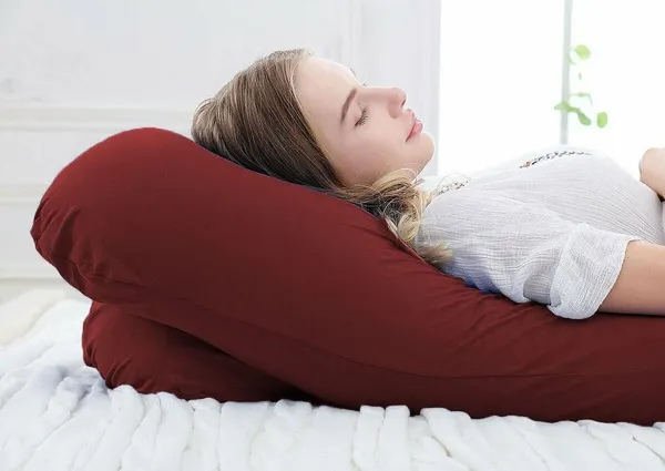 U_Shape_Microfiber_Solid_Pregnancy_Pillow