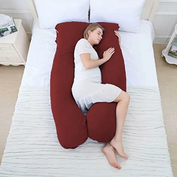 U_Shape_Microfiber_Solid_Pregnancy_Pillow