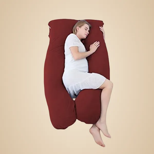 U_Shape_Microfiber_Solid_Pregnancy_Pillow