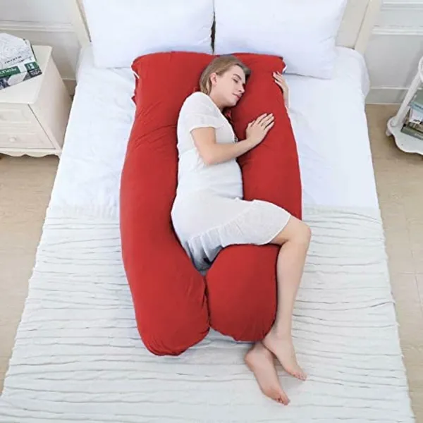U_Shape_Microfiber_Solid_Pregnancy_Pillow