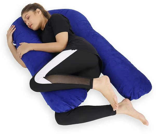 56_Inches_Full_Body_Pillow_Maternity_Pillow_For_Pregnant_Women_And_Comfort_J_Shaped_Pillow_With_Removable_Washable_Velvet_Cover
