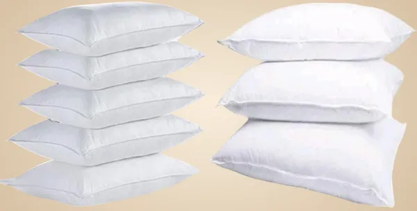 White_Microfibre_Pillow_Set_Of_8
