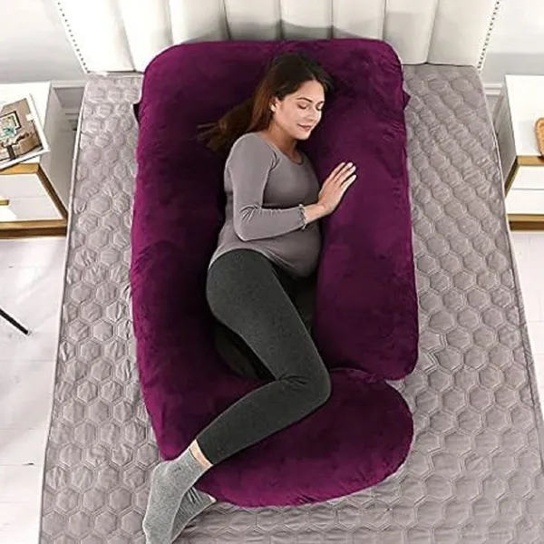 Upgrade_Model_Of_Pregnancy_Pillow_Microfibre_Solid_Pregnancy_Pillow_Pack_Of_1