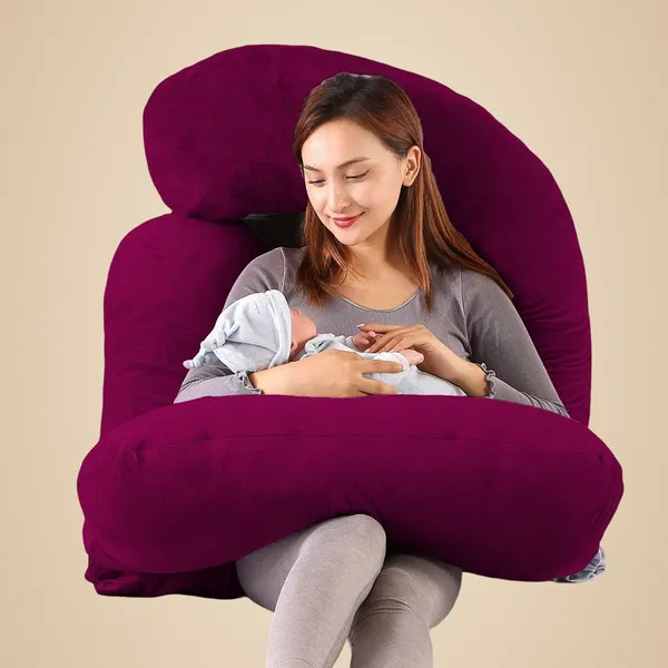 Upgrade_Model_Of_Pregnancy_Pillow_Microfibre_Solid_Pregnancy_Pillow_Pack_Of_1