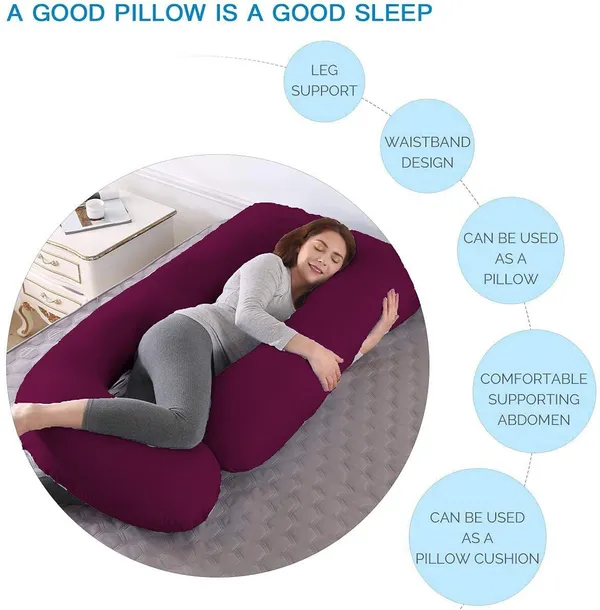 J_Shape_Microfiber_Solid_Pregnancy_Pillow