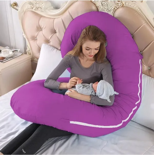 C_Shape_Microfiber_Solid_Pregnancy_Pillow