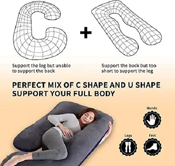 56_Inches_Full_Body_Pillow_Maternity_Pillow_For_Pregnant_Women_And_Comfort_J_Shaped_Pillow_With_Removable_Washable_Velvet_Cover