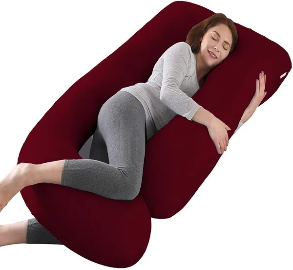 56_Inches_Full_Body_Pillow_Maternity_Pillow_For_Pregnant_Women_And_Comfort_J_Shaped_Pillow_With_Removable_Washable_Velvet_Cover