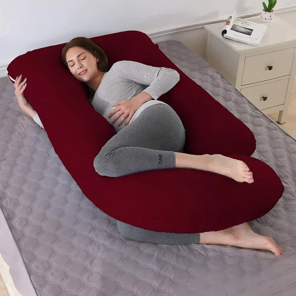 56_Inches_Full_Body_Pillow_Maternity_Pillow_For_Pregnant_Women_And_Comfort_J_Shaped_Pillow_With_Removable_Washable_Velvet_Cover