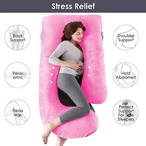 Upgrade_Model_Of_Pregnancy_Pillow_Microfibre_Solid_Pregnancy_Pillow_Pack_Of_1
