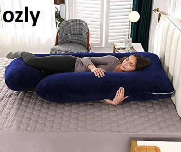 56_Inches_Full_Body_Pillow_Maternity_Pillow_For_Pregnant_Women_And_Comfort_J_Shaped_Pillow_With_Removable_Washable_Velvet_Cover