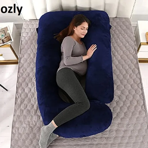 56_Inches_Full_Body_Pillow_Maternity_Pillow_For_Pregnant_Women_And_Comfort_J_Shaped_Pillow_With_Removable_Washable_Velvet_Cover