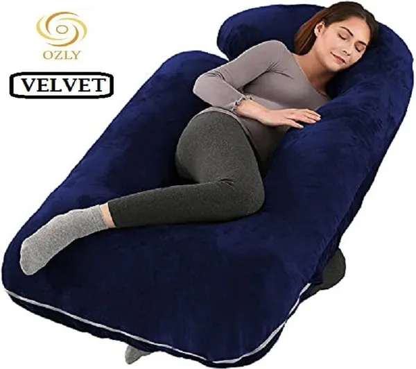 56_Inches_Full_Body_Pillow_Maternity_Pillow_For_Pregnant_Women_And_Comfort_J_Shaped_Pillow_With_Removable_Washable_Velvet_Cover