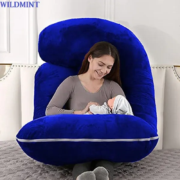 Blue_Polyester_Fibre_Pregnancy_Pillow