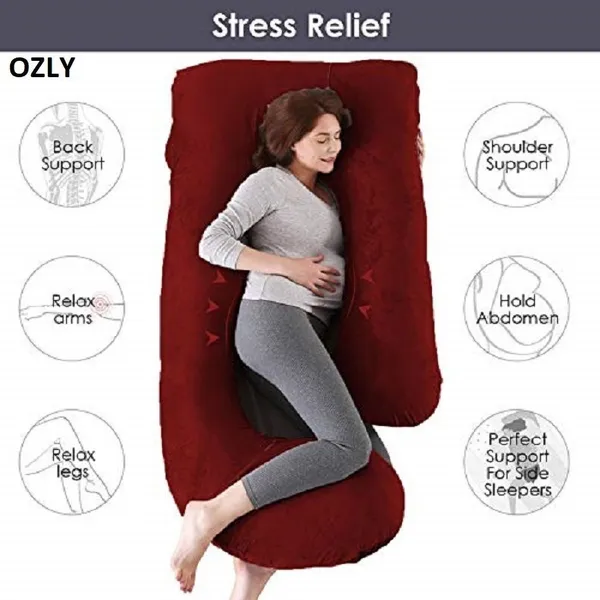 56_Inches_Full_Body_Pillow_Maternity_Pillow_For_Pregnant_Women_And_Comfort_J_Shaped_Pillow_With_Removable_Washable_Velvet_Cover