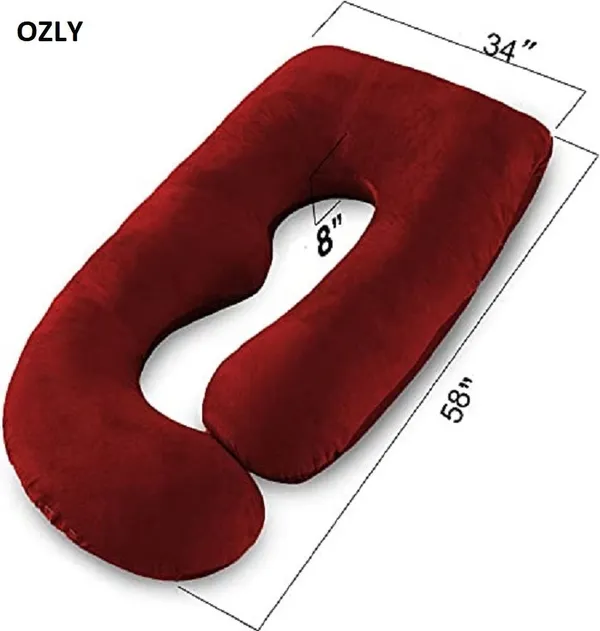 56_Inches_Full_Body_Pillow_Maternity_Pillow_For_Pregnant_Women_And_Comfort_J_Shaped_Pillow_With_Removable_Washable_Velvet_Cover