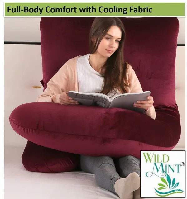 Wildmint_J_Shape_Full_Body_Pregnancy_Pillow_Ergonomic_Maternity_Support_For_Back_And_Belly_And_Neck