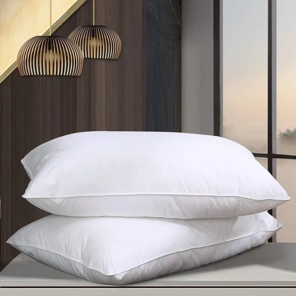 White_Polyester_Fibre_Sleeping_Pillow