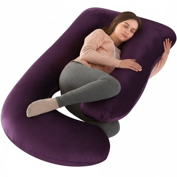 Wildmint_J_Shape_Full_Body_Pregnancy_Pillow_Ergonomic_Maternity_Support_For_Back_And_Belly_And_Neck