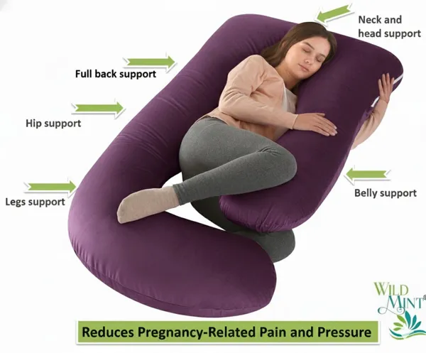 Wildmint_J_Shape_Full_Body_Pregnancy_Pillow_Ergonomic_Maternity_Support_For_Back_And_Belly_And_Neck