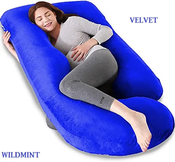 Blue_Polyester_Fibre_Pregnancy_Pillow